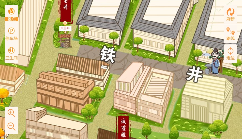 天门智慧景区：手绘地图与语音导览的完美融合